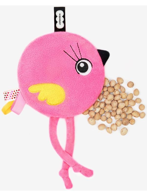 Развивающая игрушка-грелка «Птичка Люми» с вишнёвыми косточками