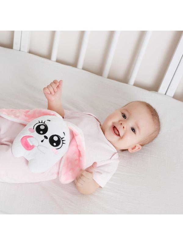 Развивающая игрушка-грелка «Зайка» с вишнёвыми косточками