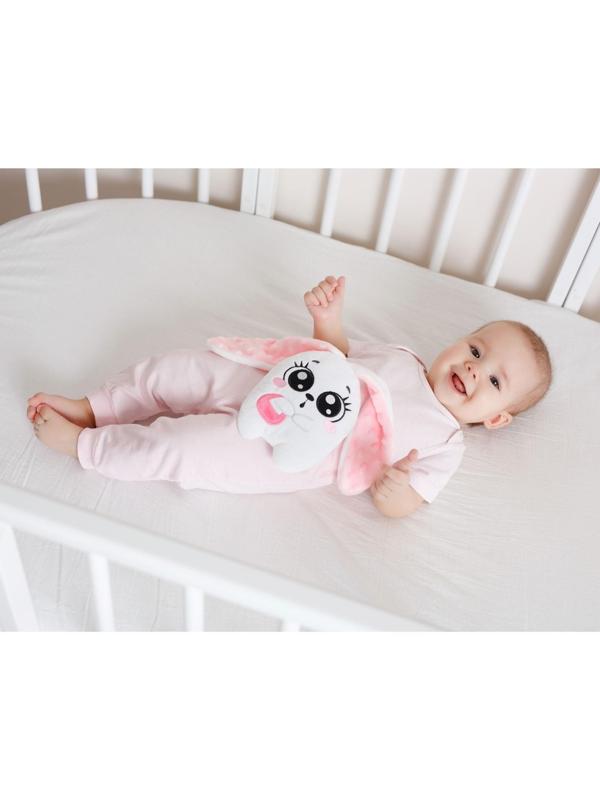 Развивающая игрушка-грелка «Зайка» с вишнёвыми косточками