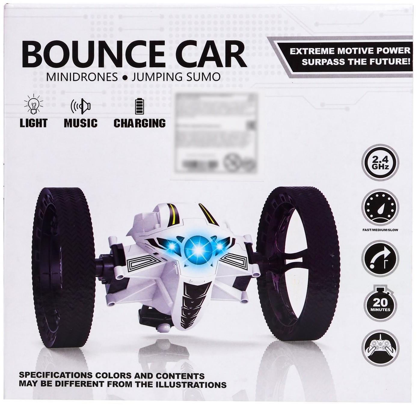 Перевёртыш радиоуправляемый «Космос», прыгает, работает от аккумулятора, без камеры, цвет чёрный