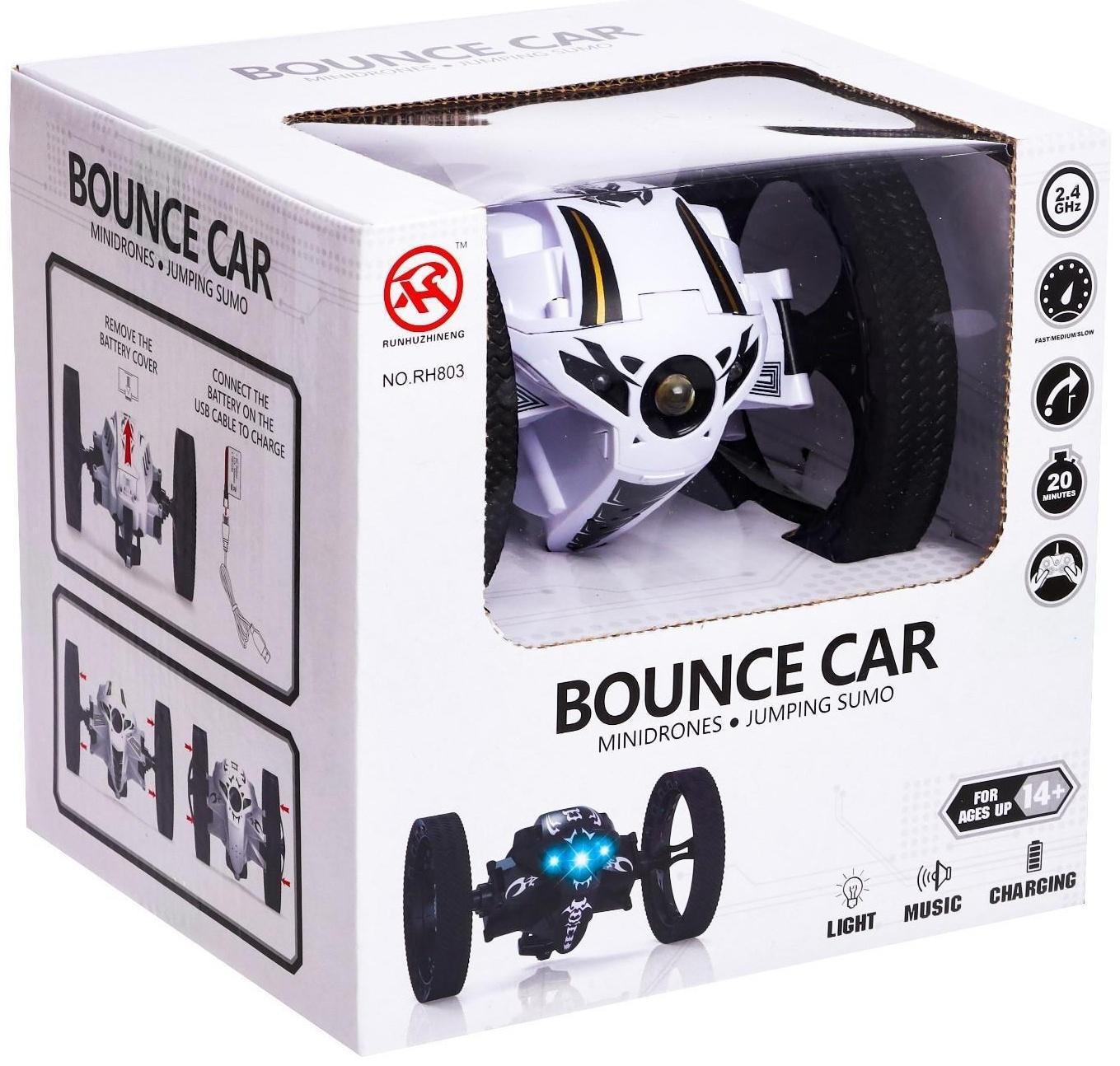 Перевёртыш радиоуправляемый «Космос», прыгает, работает от аккумулятора, без камеры, цвет чёрный