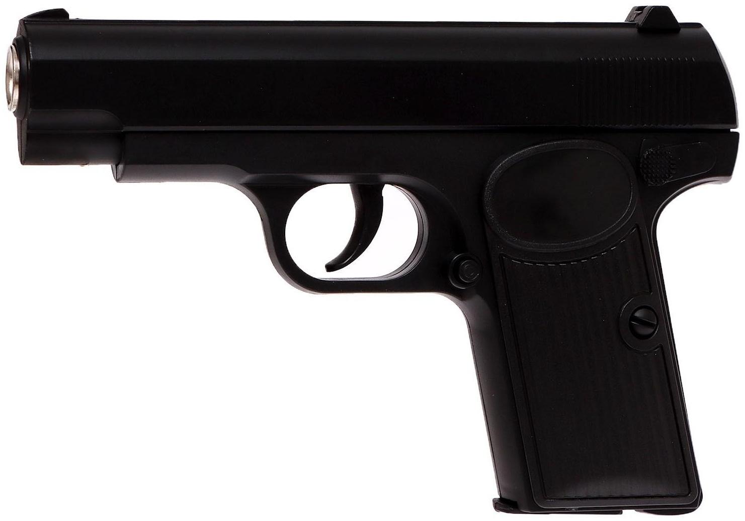 Пистолет «Боец», металлический, 16,5 см, стреляет пульками 6 мм