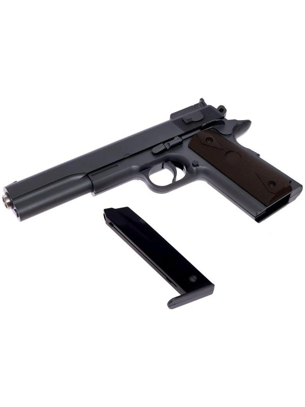 Пистолет Colt M1911, с металлическими элементами, 25 см, стреляет пульками 6 мм