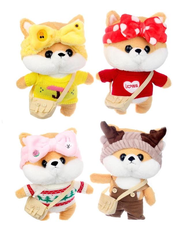 Мягкая игрушка «Собачка-лалафанфан» в одежде, виды МИКС (без очков)