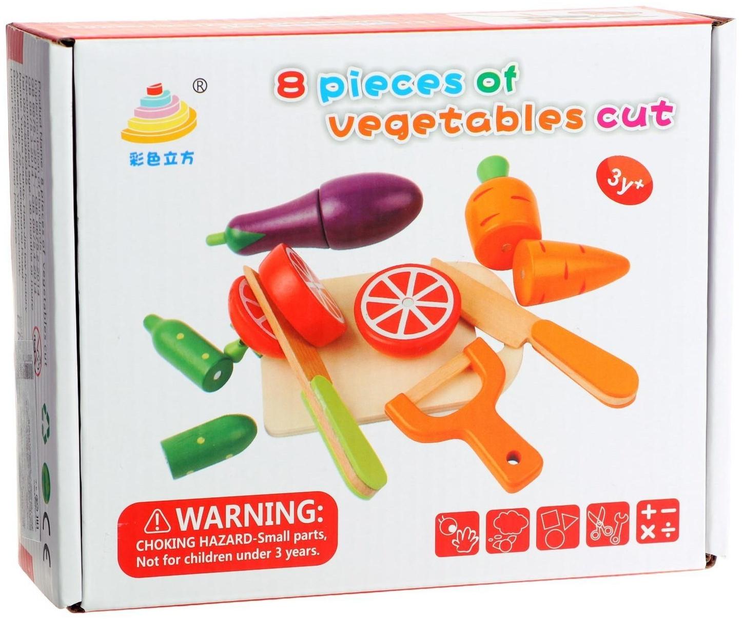 Детский набор овощей с ножом и чисткой