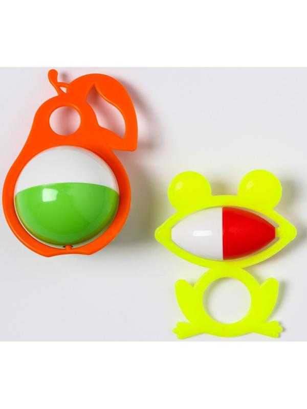 Набор погремушек «Ладушки», 4шт, цвет МИКС