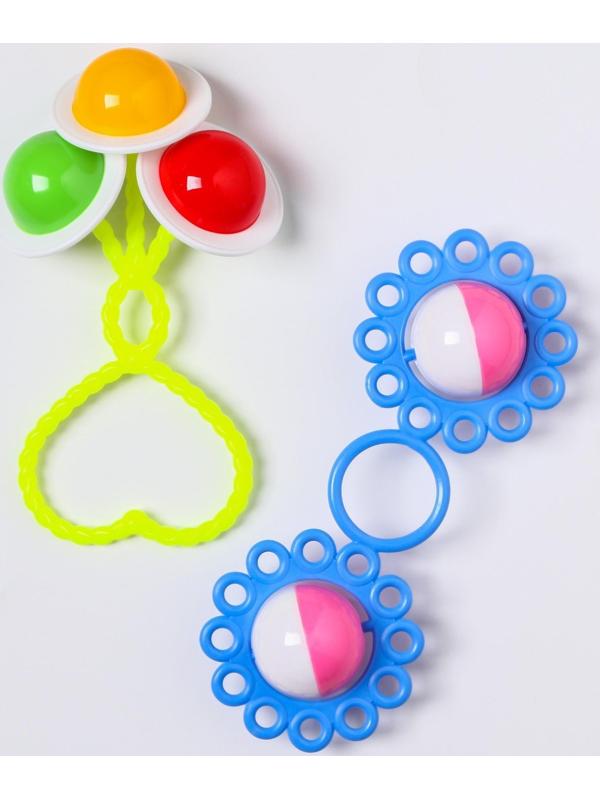 Набор погремушек «Ладушки», 4шт, цвет МИКС