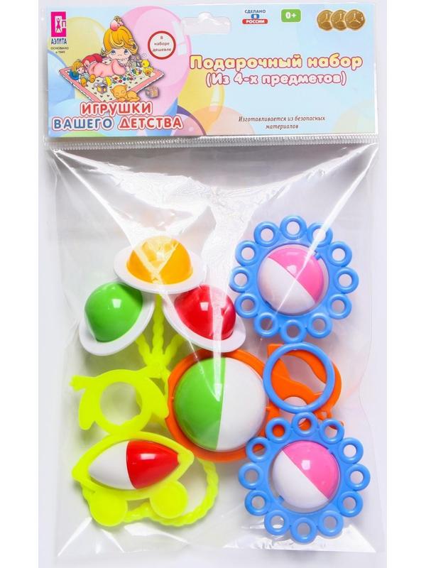 Набор погремушек «Ладушки», 4шт, цвет МИКС