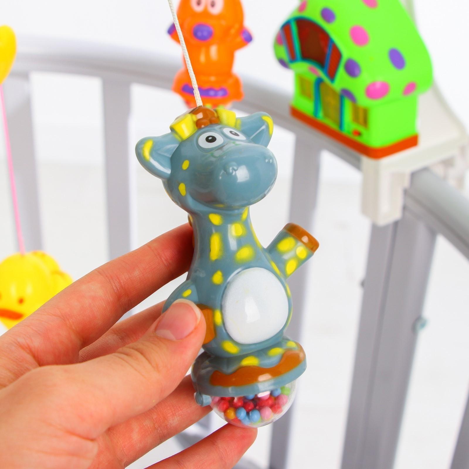 Мобиль музыкальный «Пряничный Домик. Жирафик», заводной