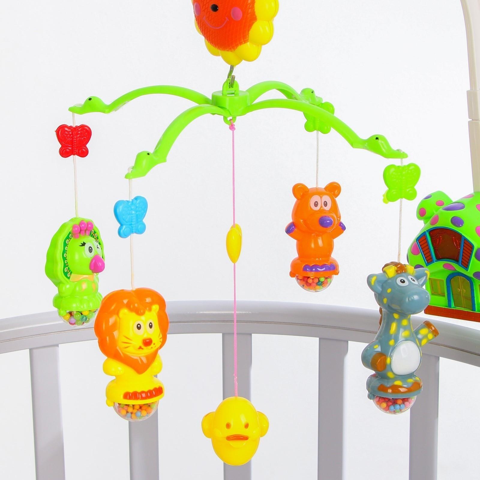 Мобиль музыкальный «Пряничный Домик. Жирафик», заводной