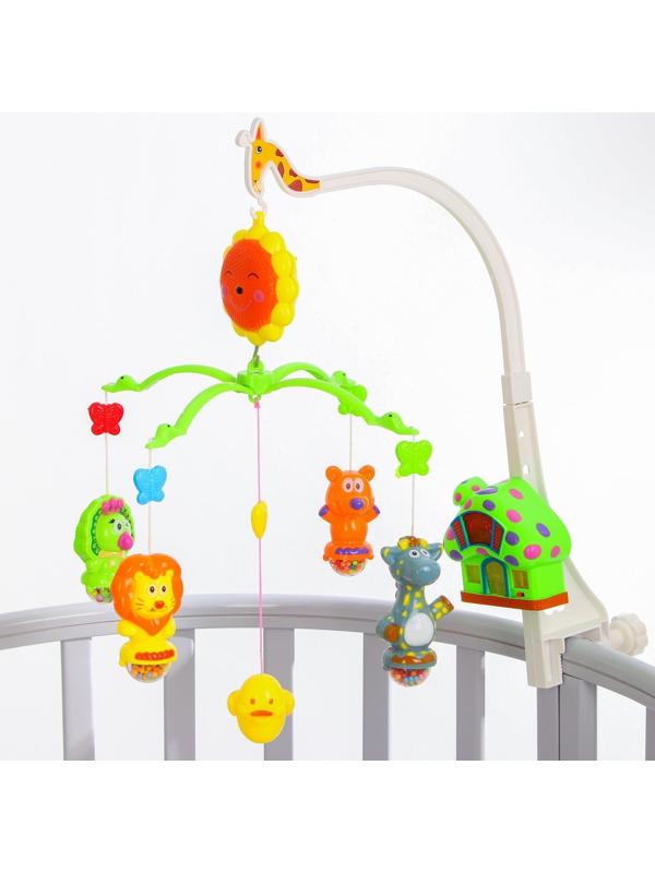 Мобиль музыкальный «Пряничный Домик. Жирафик», заводной