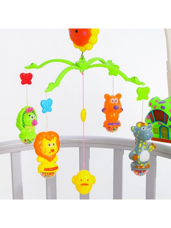 Мобиль музыкальный «Пряничный Домик. Жирафик», заводной