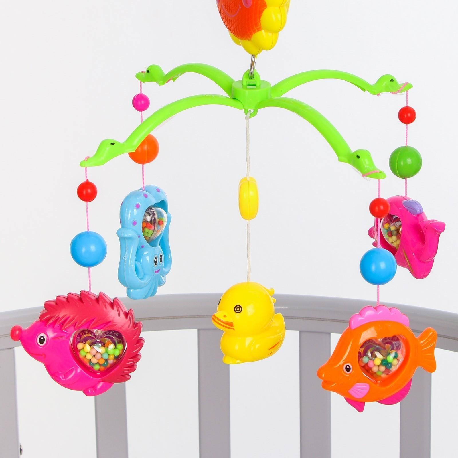 Мобиль музыкальный «Пряничный Домик. Морской мир», заводной