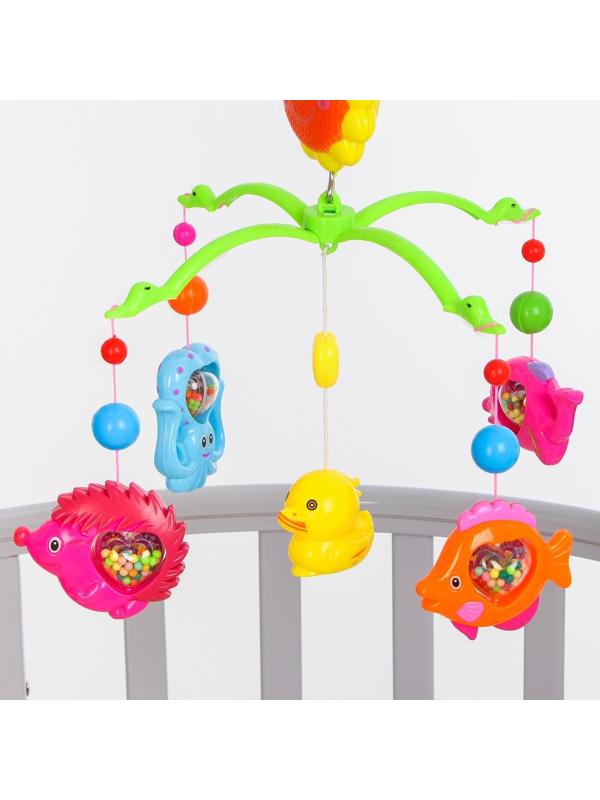 Мобиль музыкальный «Пряничный Домик. Морской мир», заводной