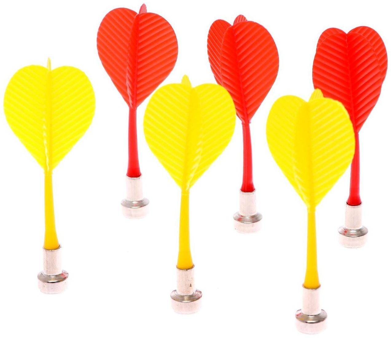 Магнитный дартс «Точно в цель», d=40 см, 6 дротиков в комплекте