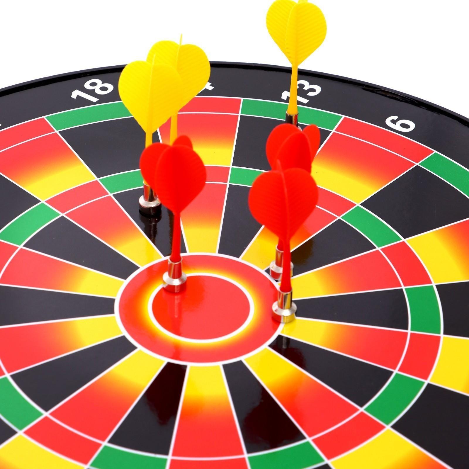 Магнитный дартс «Точно в цель», d=40 см, 6 дротиков в комплекте