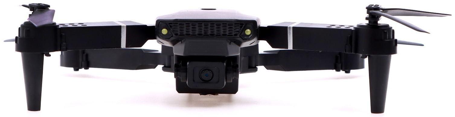 Квадрокоптер на радиоуправлении FLYDRONE, камера 1080P, барометр, Wi-Fi, 2 аккумулятора, цвет чёрный