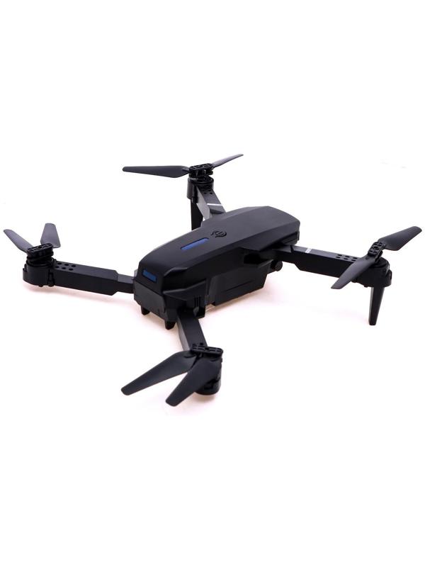 Квадрокоптер на радиоуправлении FLYDRONE, камера 1080P, барометр, Wi-Fi, 2 аккумулятора, цвет чёрный