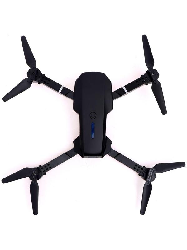 Квадрокоптер на радиоуправлении FLYDRONE, камера 1080P, барометр, Wi-Fi, 2 аккумулятора, цвет чёрный
