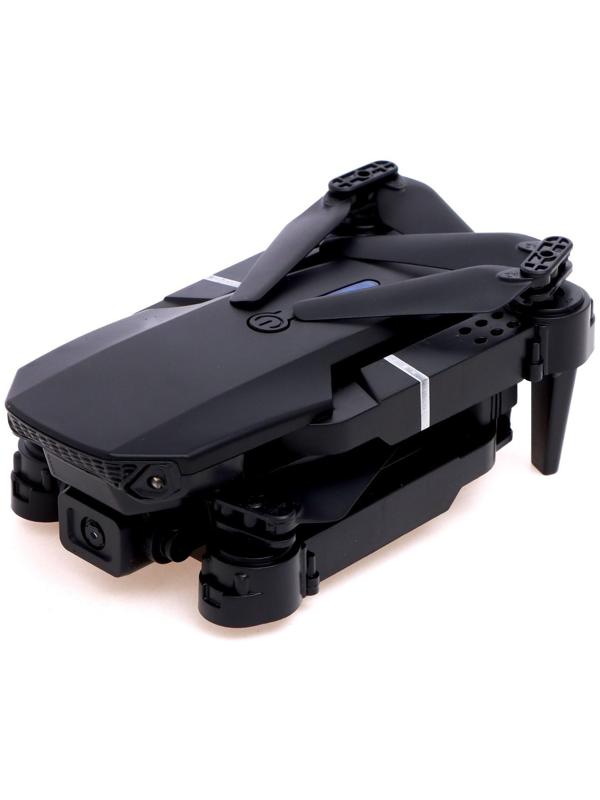 Квадрокоптер на радиоуправлении FLYDRONE, камера 1080P, барометр, Wi-Fi, 2 аккумулятора, цвет чёрный