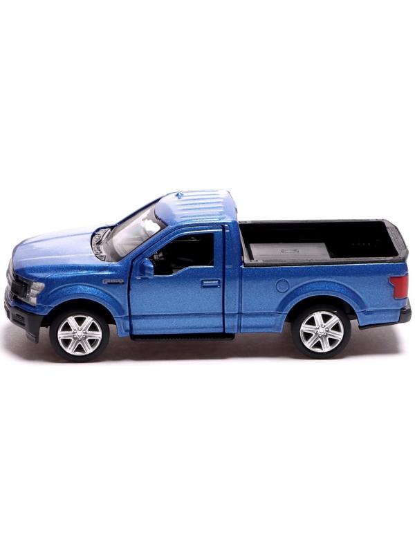 Машина металлическая FORD F-150, 1:32, инерция, открываются двери, цвет синий