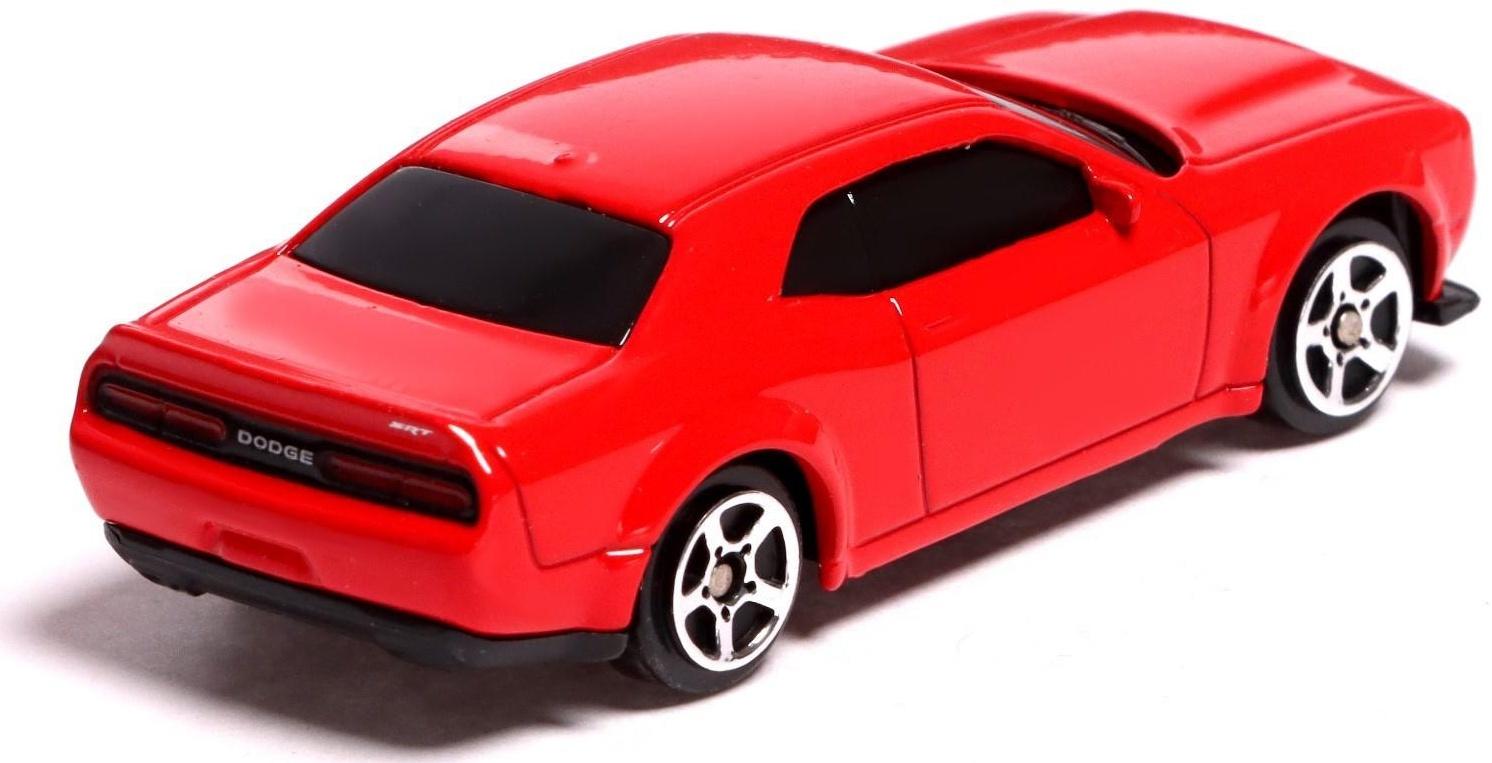 Машина металлическая DODGE CHALLENGER SRT DEMON, 1:64, цвет красный