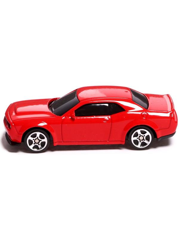 Машина металлическая DODGE CHALLENGER SRT DEMON, 1:64, цвет красный