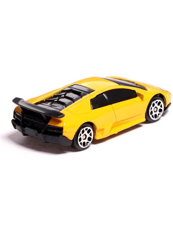 Машина металлическая LAMBORGHINI MURCIELAGO LP 670-4 SV, 1:64, цвет жёлтый