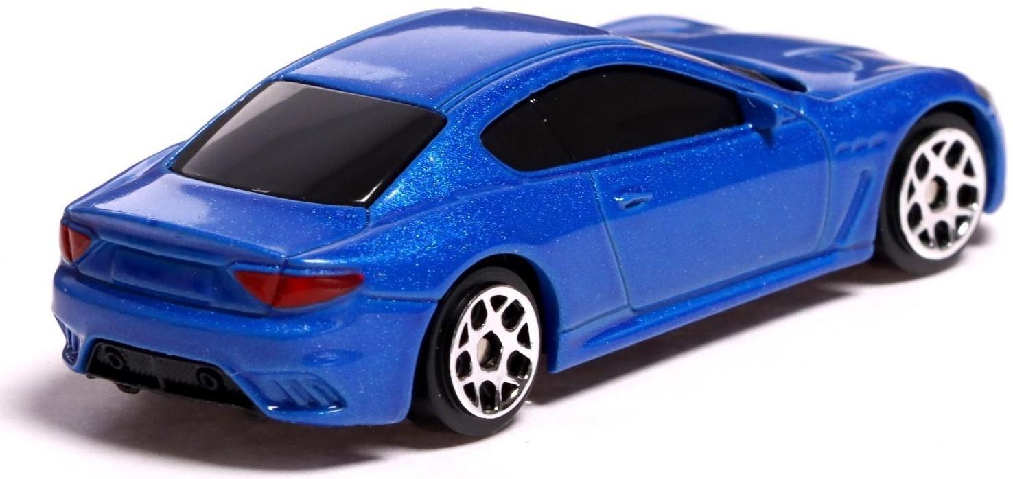 Машина металлическая MASERATI GRANTURISMO, 1:64, цвет синий