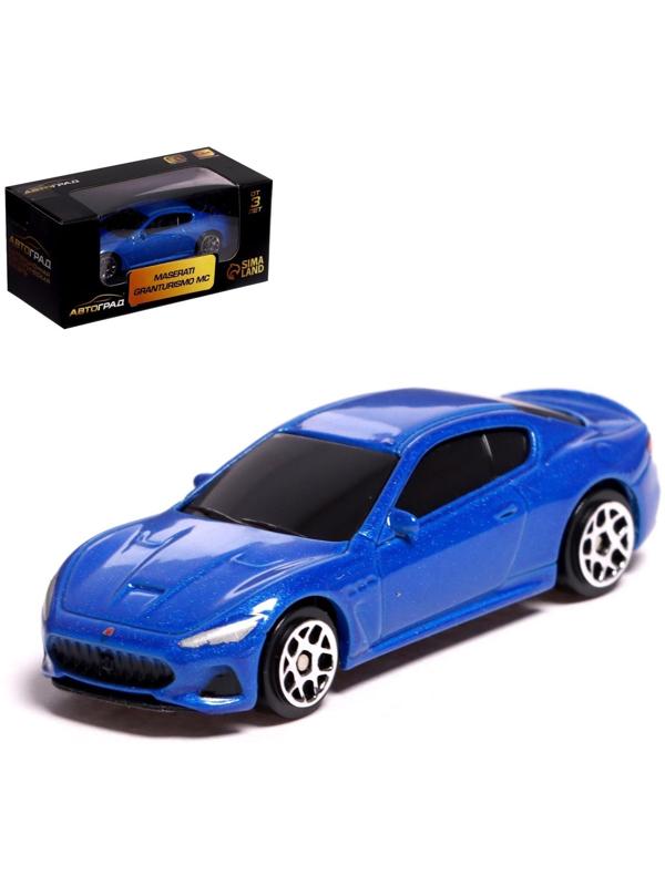 Машина металлическая MASERATI GRANTURISMO, 1:64, цвет синий