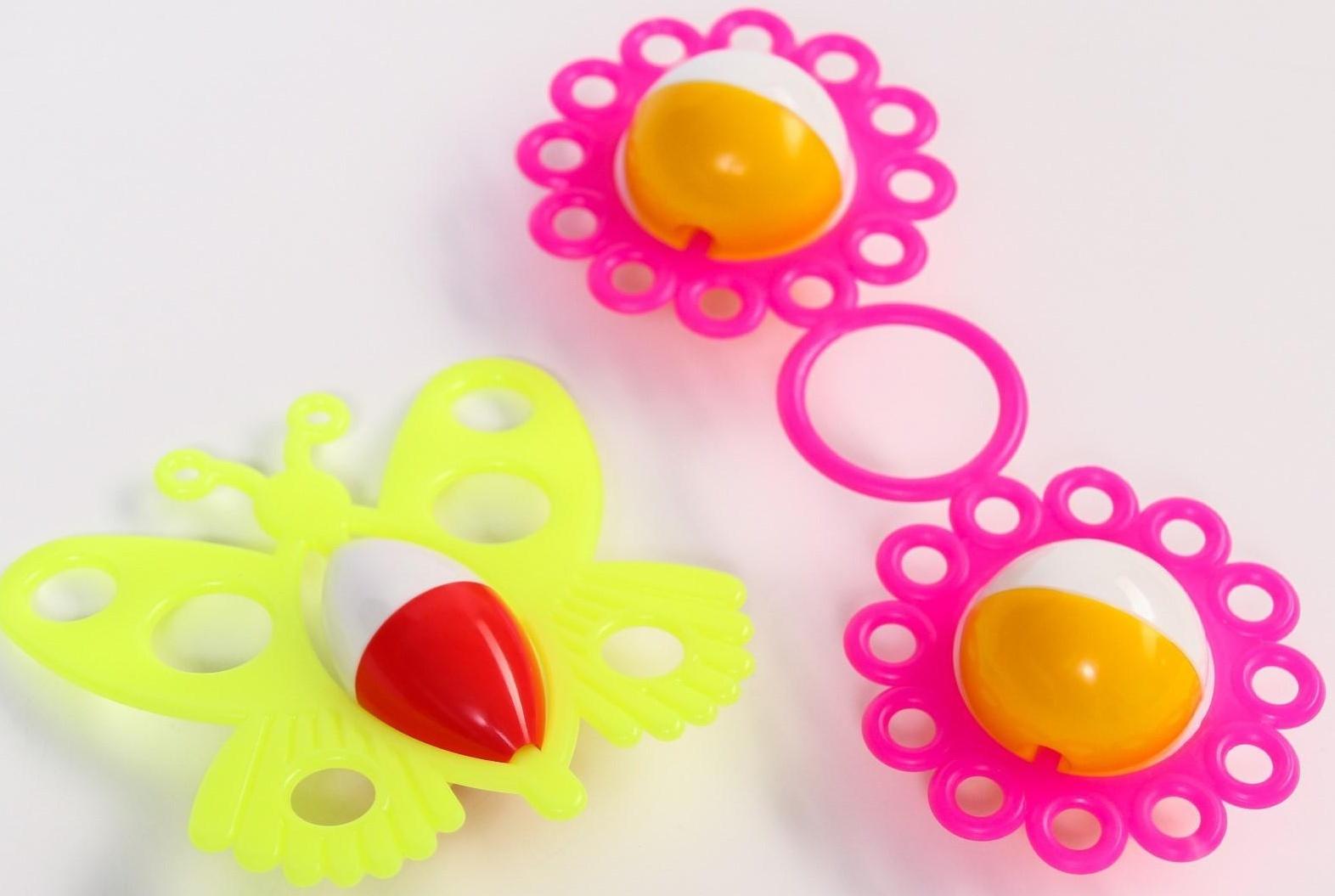 Набор погремушек «Весенняя компания», 4шт, цвет МИКС