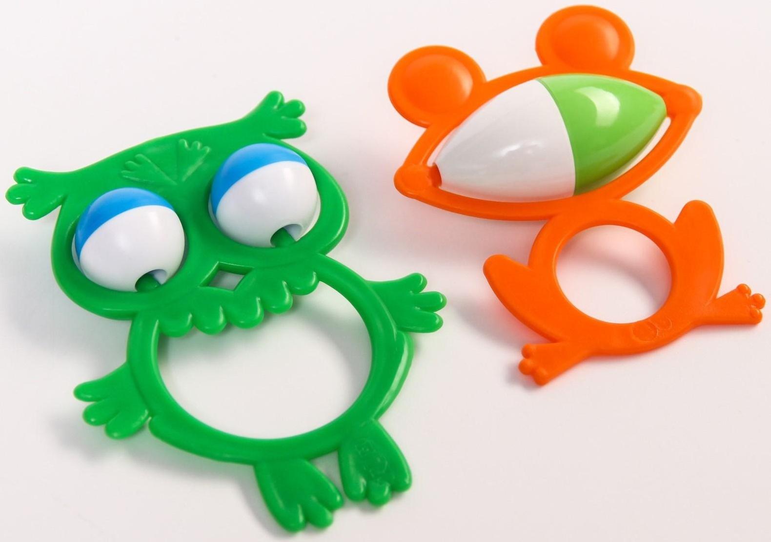 Набор погремушек «Весенняя компания», 4шт, цвет МИКС