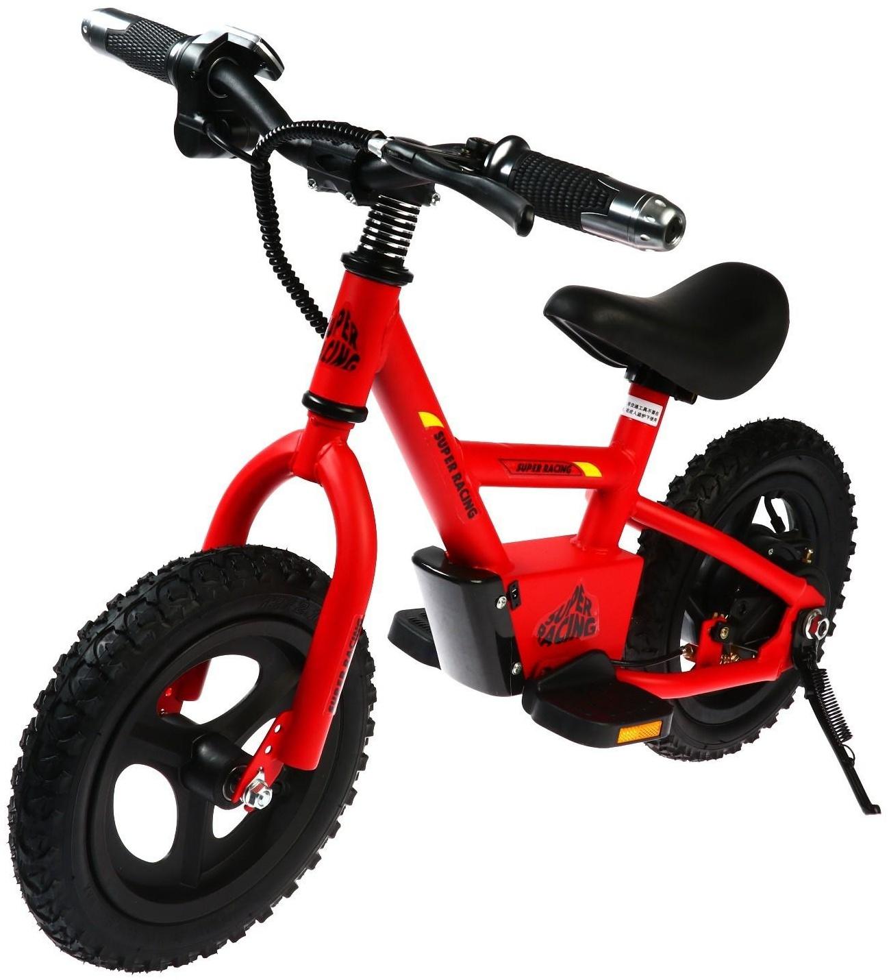 Электробеговел SUPER RACING, на аккумуляторе, детский, красный