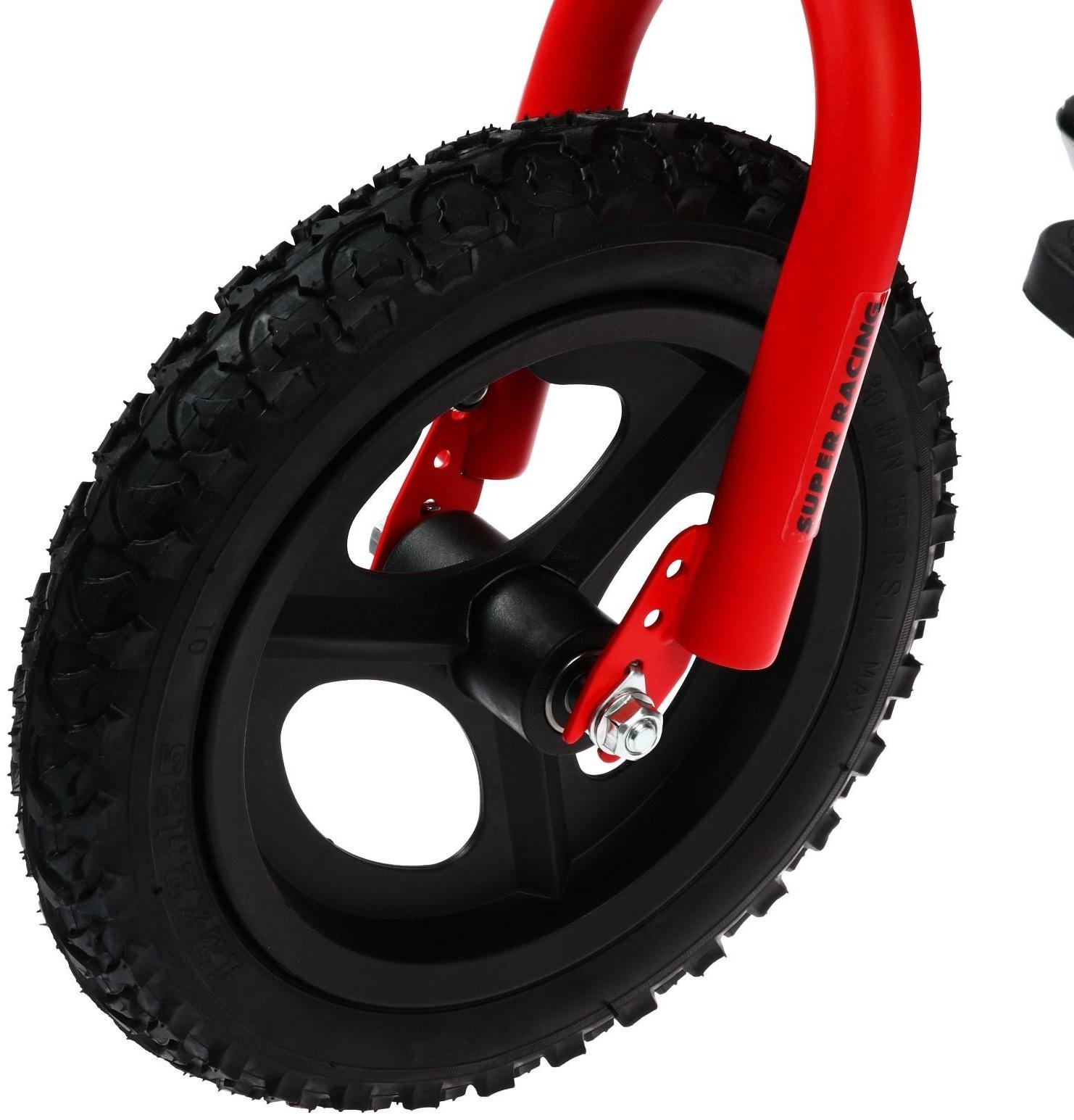 Электробеговел SUPER RACING, на аккумуляторе, детский, красный