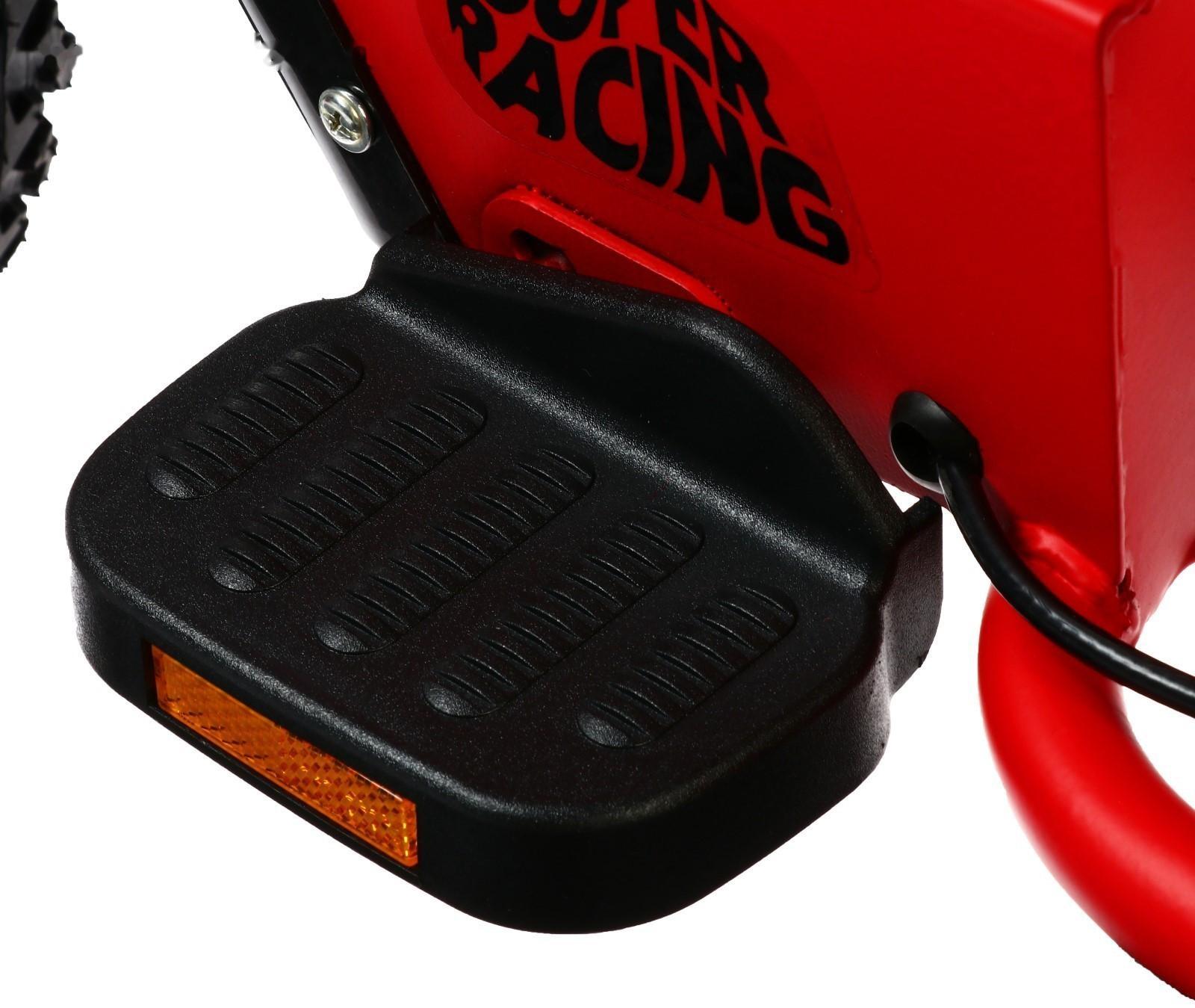 Электробеговел SUPER RACING, на аккумуляторе, детский, красный