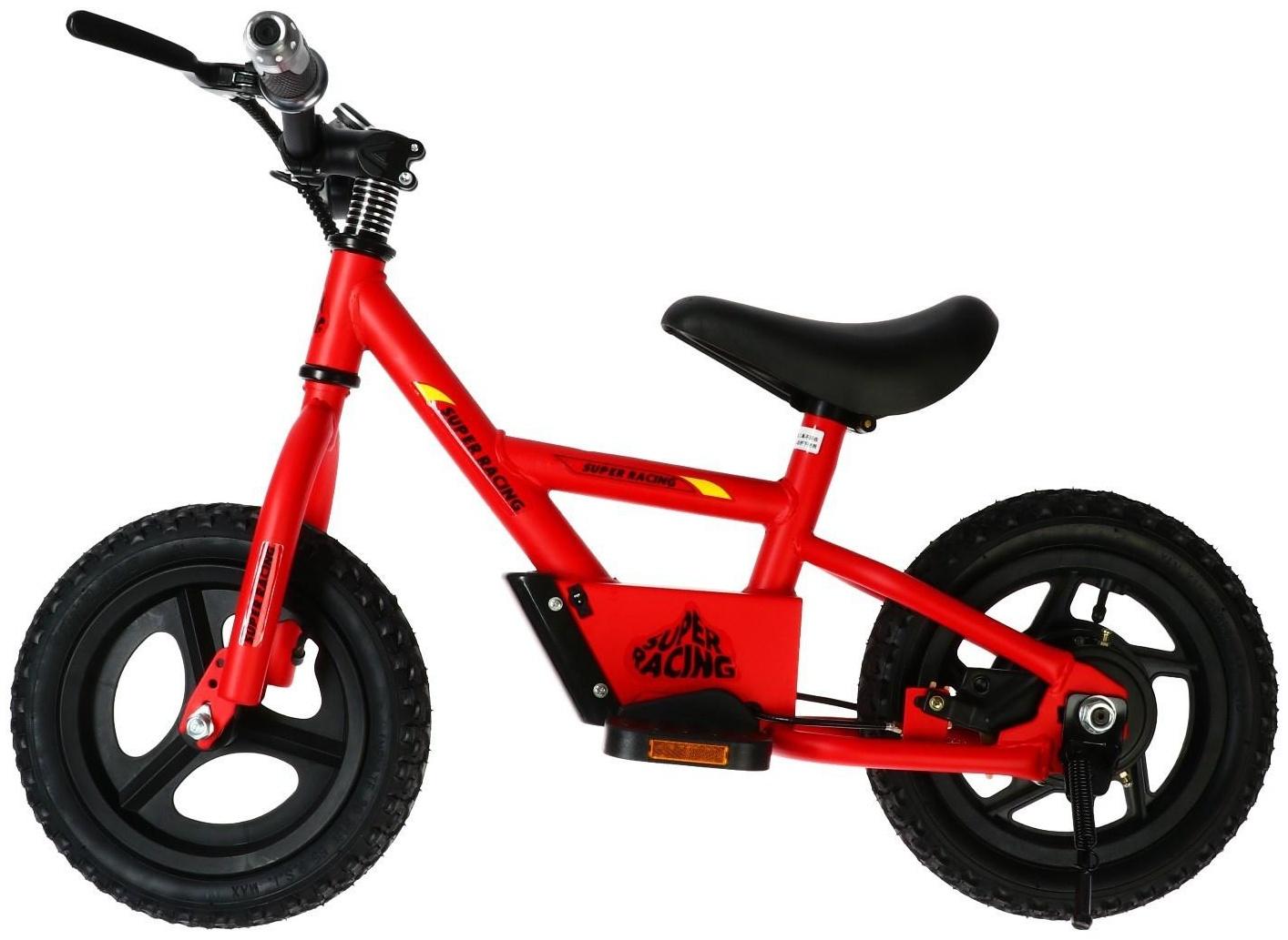 Электробеговел SUPER RACING, на аккумуляторе, детский, красный