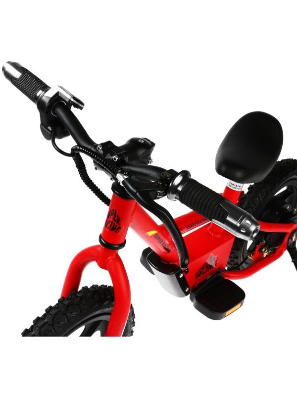 Электробеговел SUPER RACING, на аккумуляторе, детский, красный