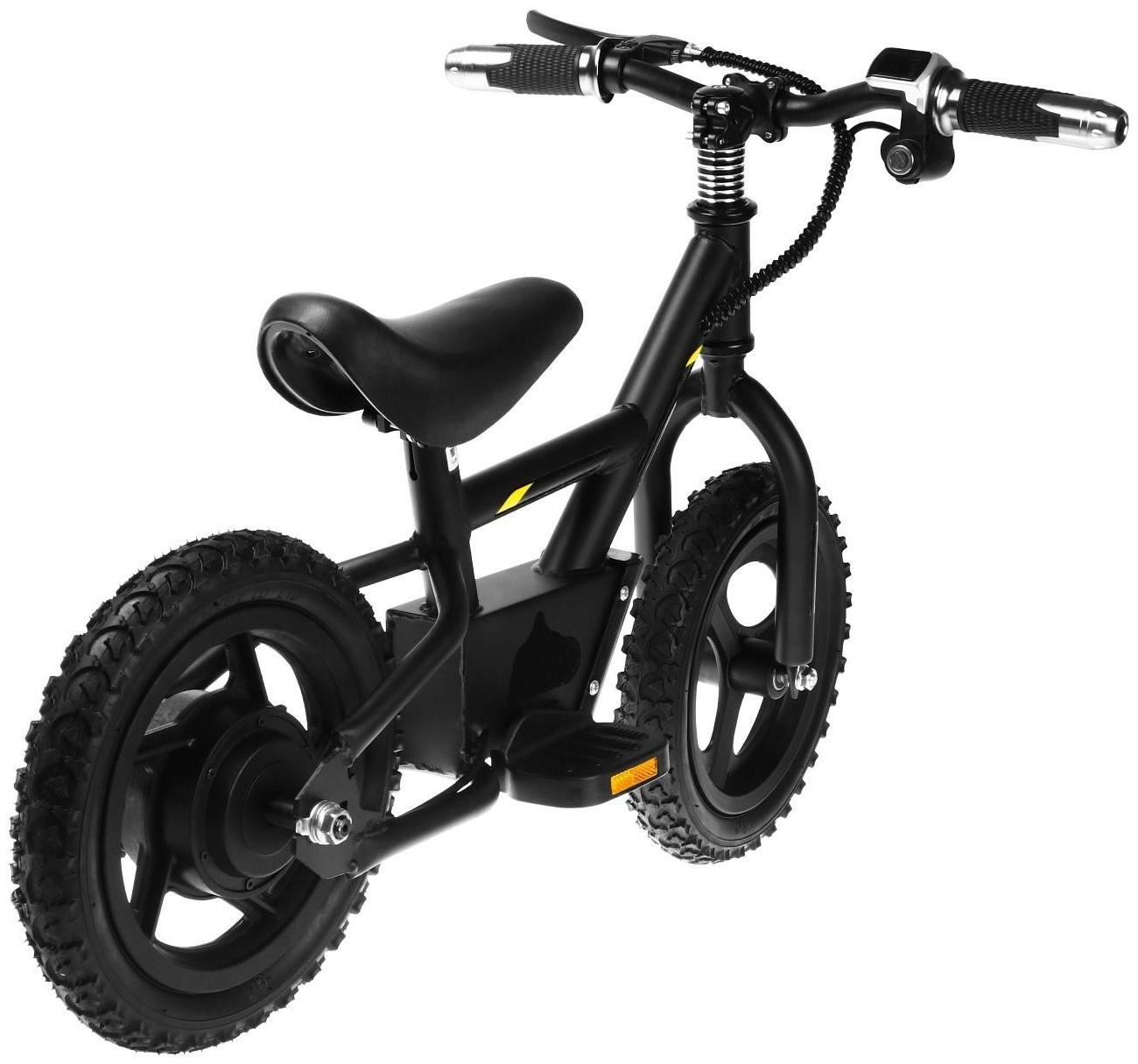 Электробеговел SUPER RACING, на аккумуляторе, детский, черный