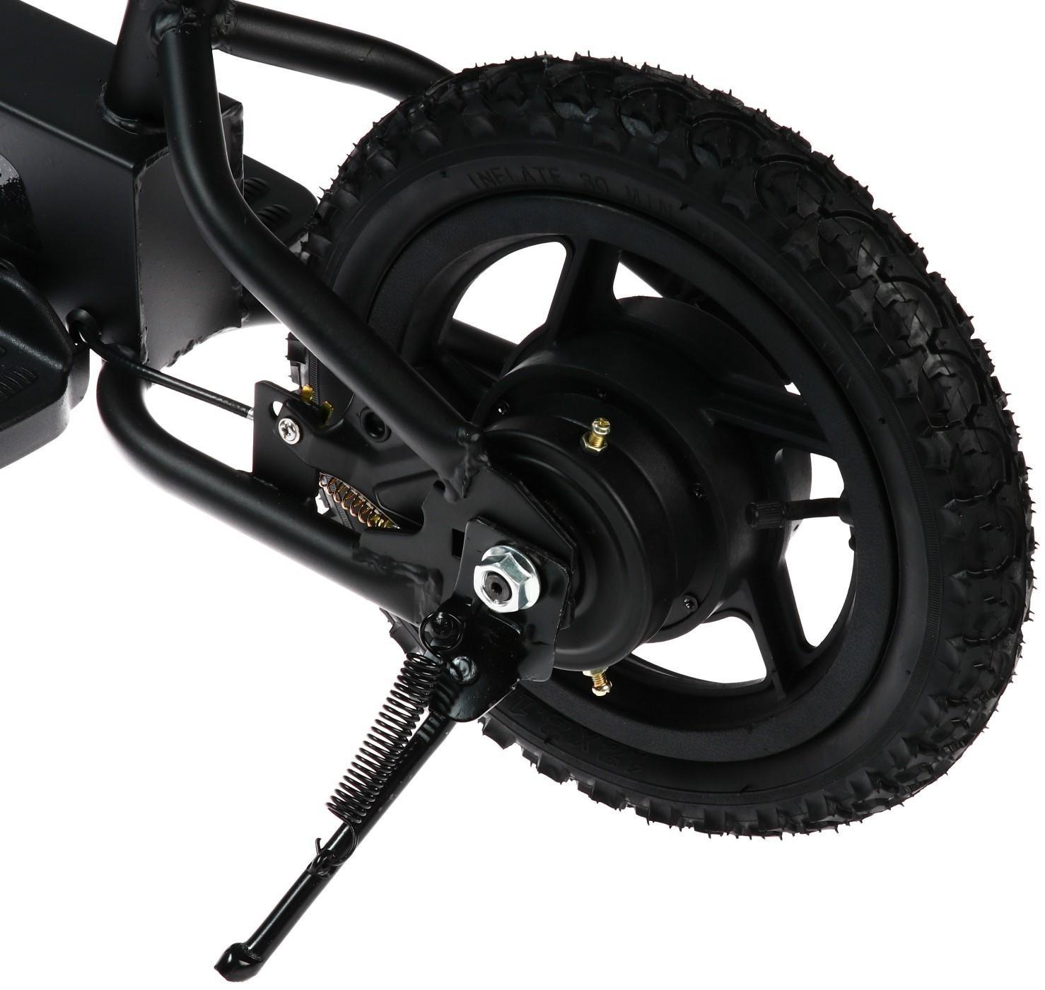 Электробеговел SUPER RACING, на аккумуляторе, детский, черный