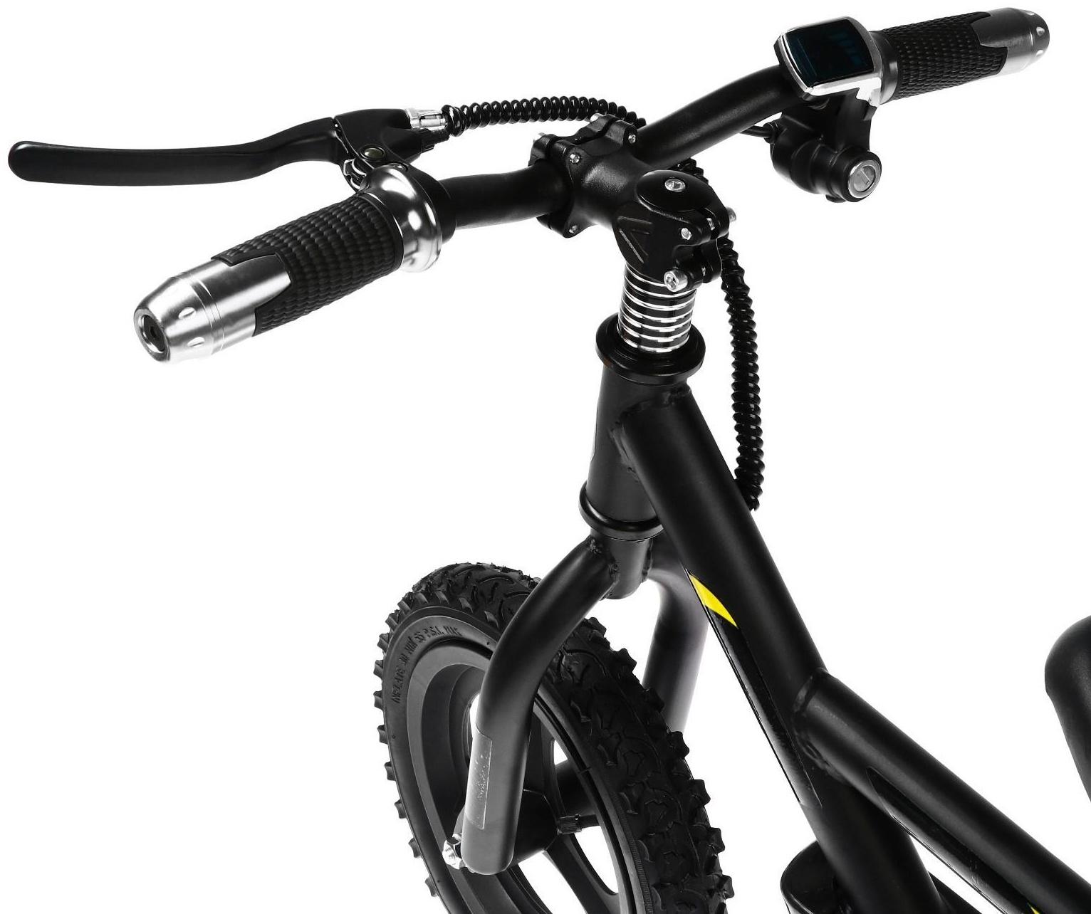 Электробеговел SUPER RACING, на аккумуляторе, детский, черный