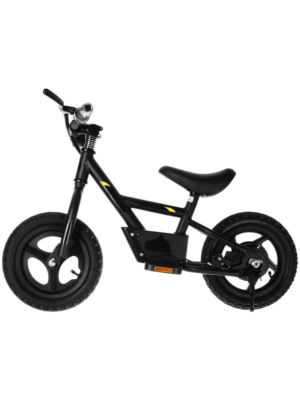 Электробеговел SUPER RACING, на аккумуляторе, детский, черный