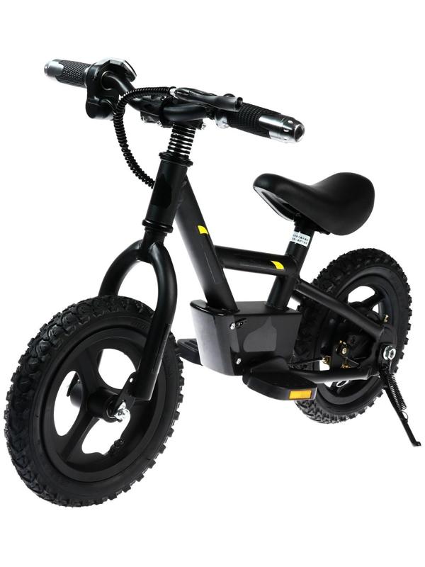 Электробеговел SUPER RACING, на аккумуляторе, детский, черный