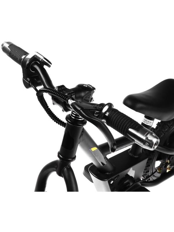 Электробеговел SUPER RACING, на аккумуляторе, детский, черный