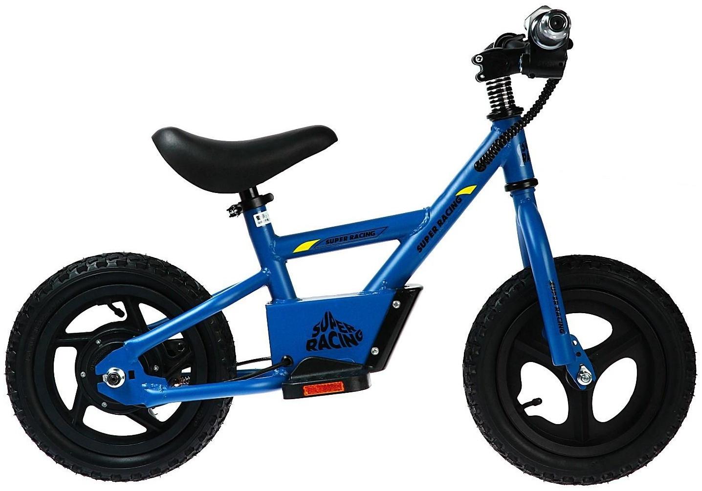 Электробеговел SUPER RACING, на аккумуляторе, детский, синий