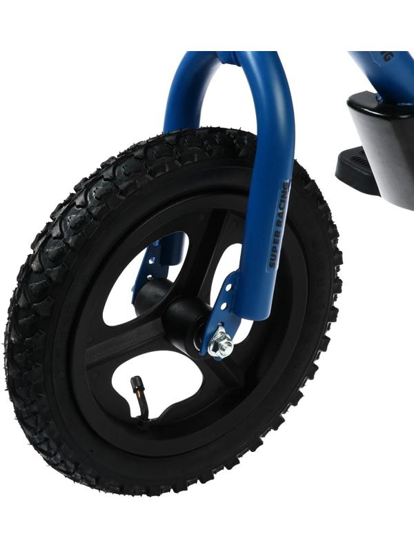 Электробеговел SUPER RACING, на аккумуляторе, детский, синий