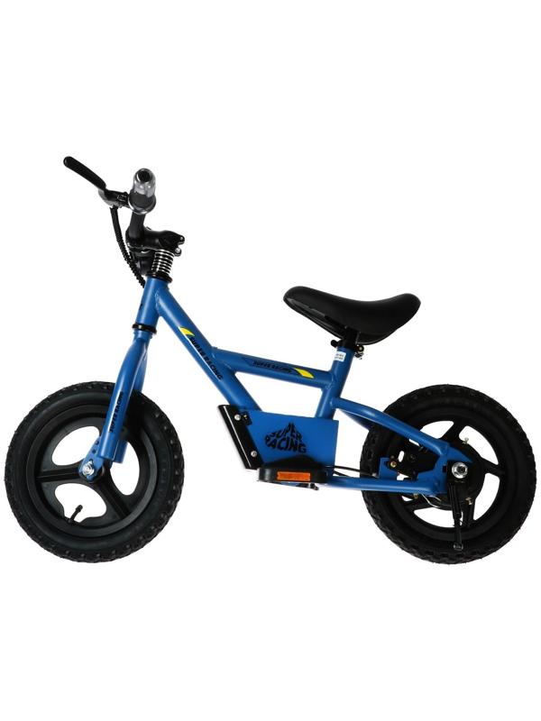 Электробеговел SUPER RACING, на аккумуляторе, детский, синий