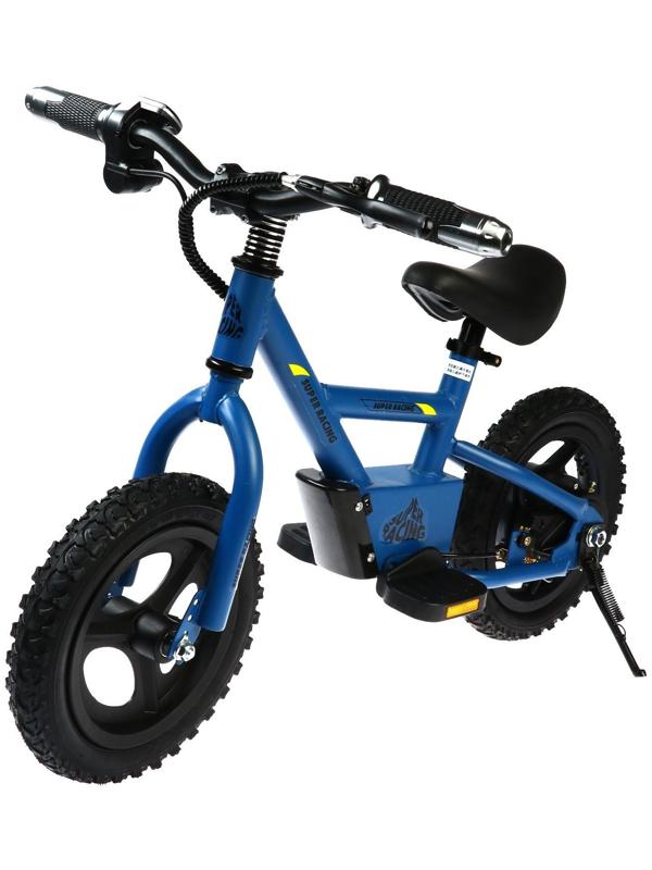 Электробеговел SUPER RACING, на аккумуляторе, детский, синий