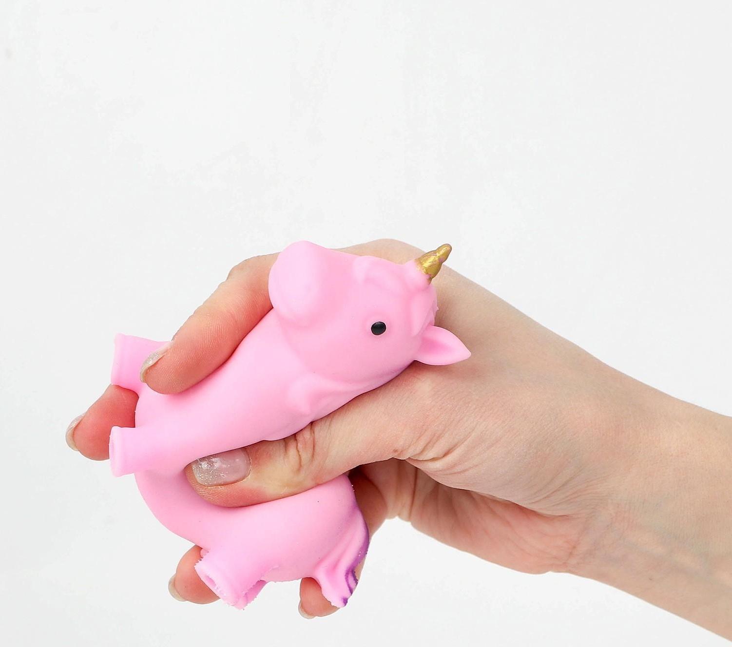 Мялка «Единорог», цвета МИКС