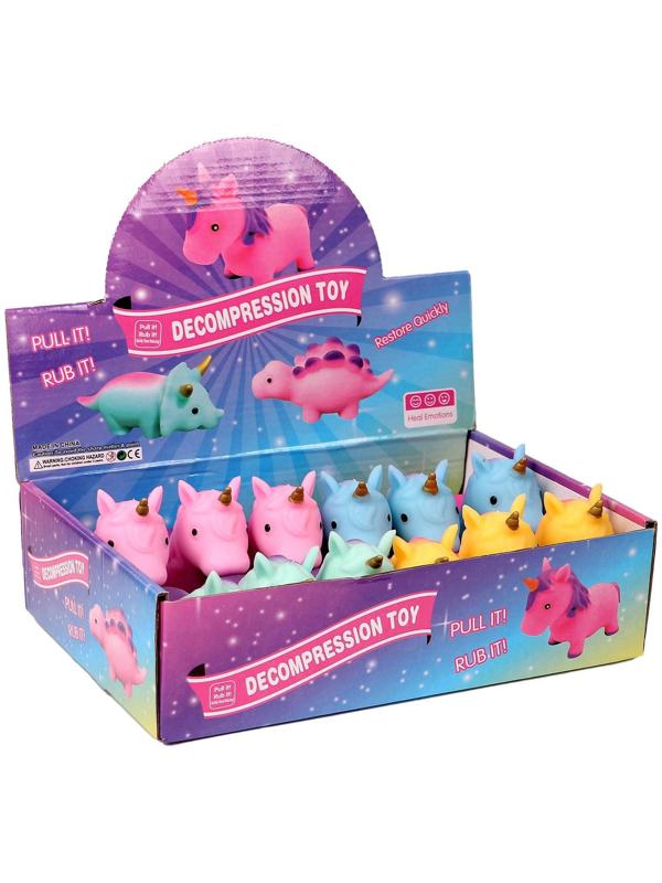 Мялка «Единорог», цвета МИКС