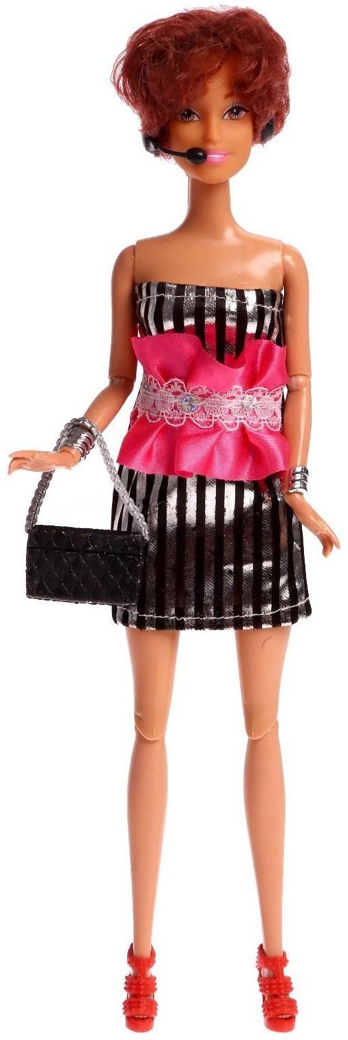 Кукла-модель шарнирная «Алиса» в платье, с аксессуарами, МИКС